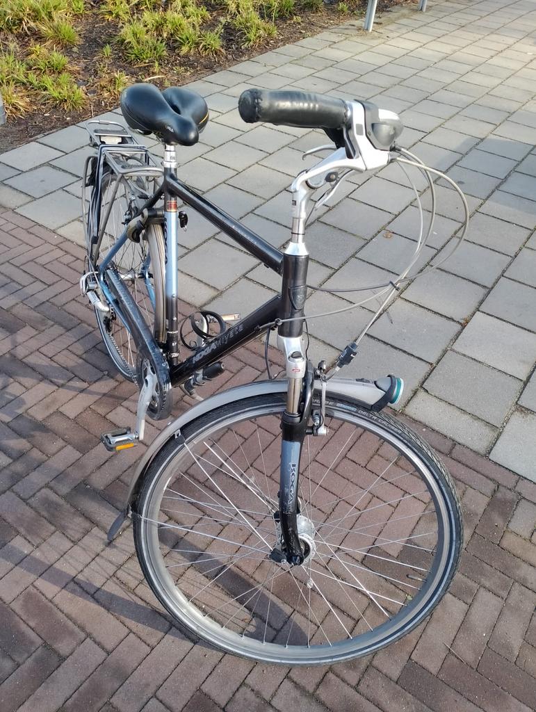 Koga Miyata herenfiets 57 cm, 21 versnellingen met slot, Overige merken, Gebruikt, Ophalen of Verzenden, 57 tot 61 cm