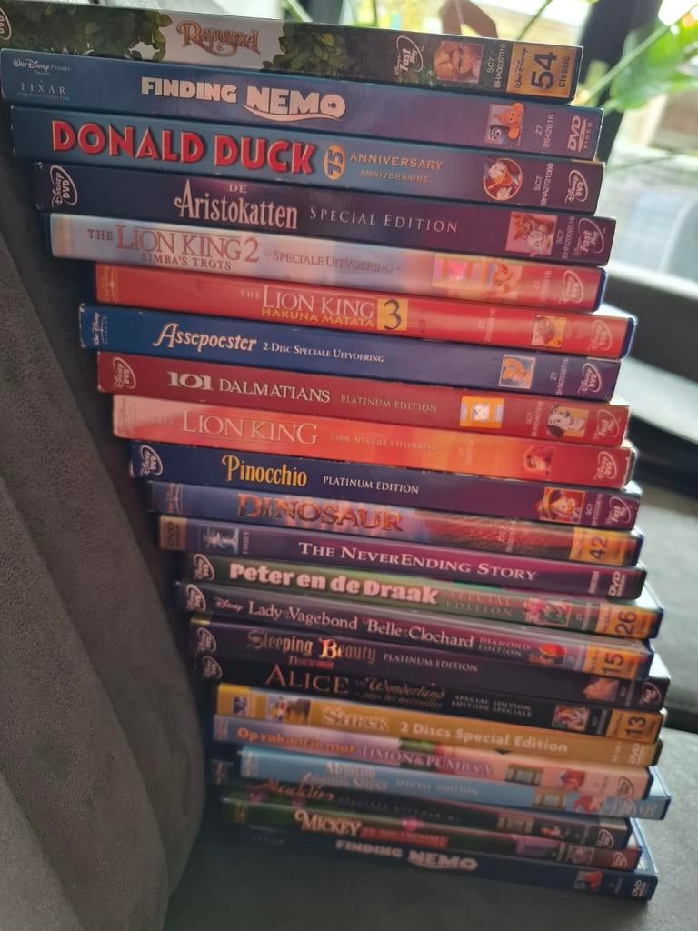 Grote Disney DVD collectie - 20 films, Avontuur, Gebruikt, Alle leeftijden, Ophalen of Verzenden