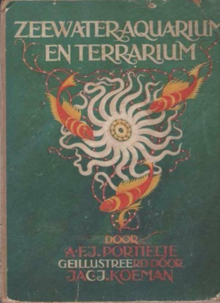 Zeewateraquarium en terrarium-a.f.j.Portielje-verkadealbum, Ophalen of Verzenden, A.f.j. Portielje
