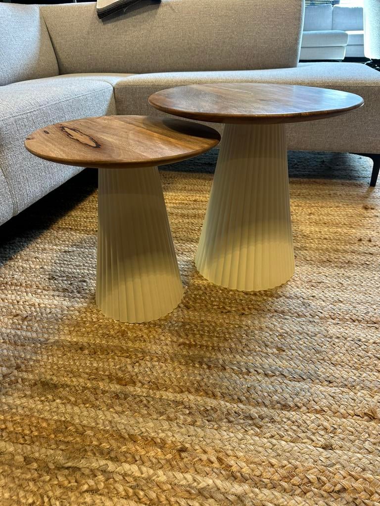 Luxe salontafelset van 2 - Nieuw in doos - Direct leverbaar, Huis en Inrichting, Tafels | Salontafels, Minder dan 50 cm, N, N