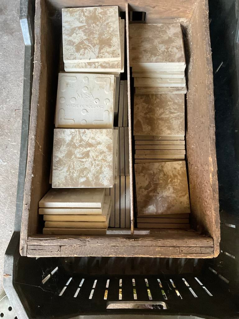 Mosa vloertegels, Doe-het-zelf en Verbouw, Tegels, Keramiek, Minder dan 5 m², Vloertegels, Minder dan 20 cm