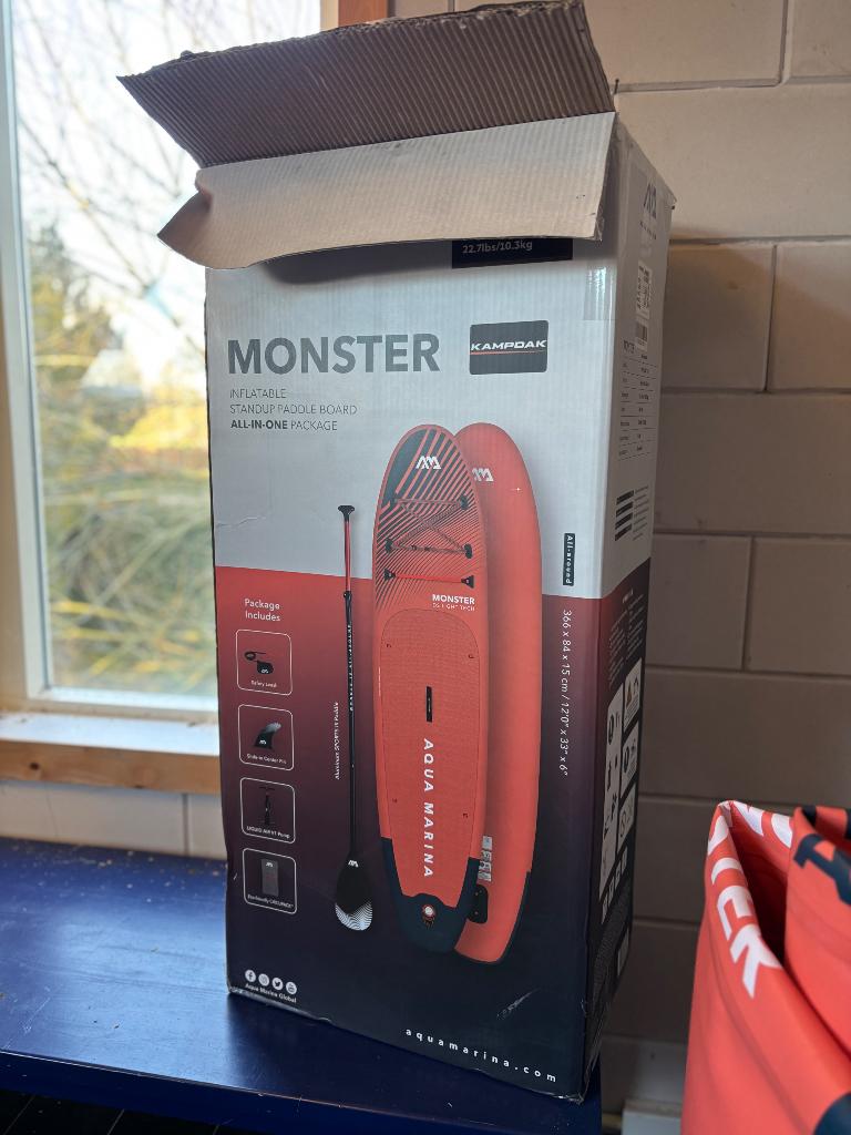Monster inflatable standup paddle board, Ophalen, Nieuw, SUP-boards