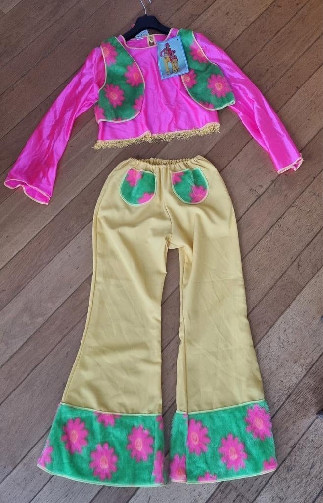 Fleurig cowboy / disco pak mt 44 met aangehecht kaartje, Kleding | Dames, Ophalen of Verzenden, Maat 42/44 (L), Carnaval, Kleding