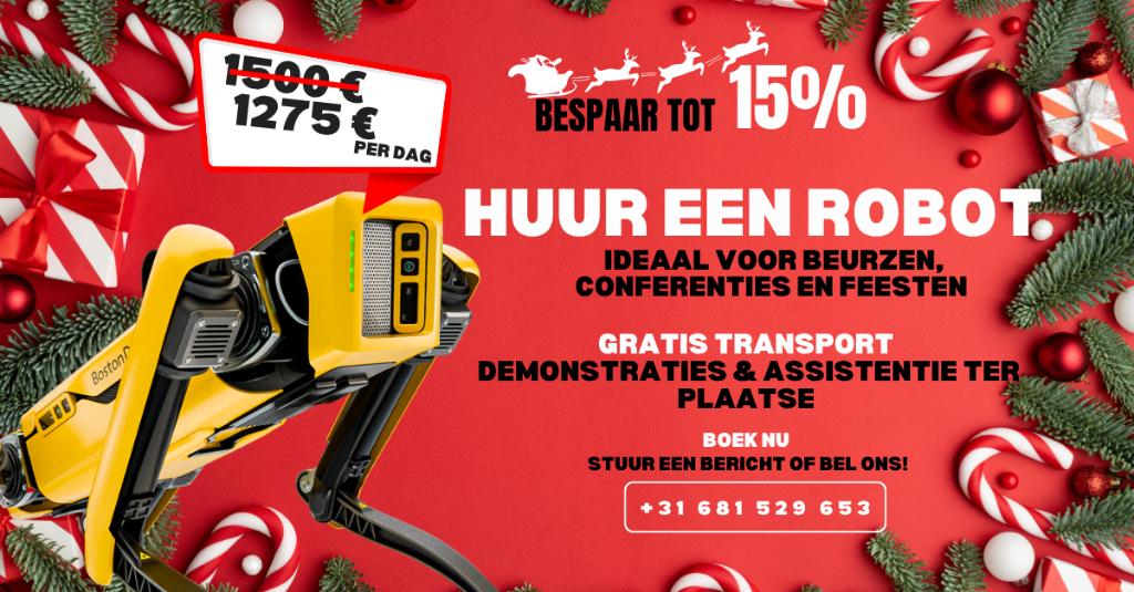 KERST DEALS – 15% KORTING OP ALLE ROBOTS!, Diensten en Vakmensen