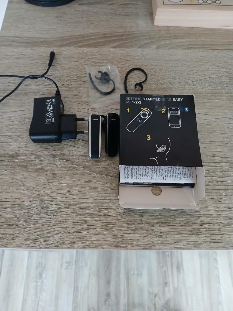 Jabra bluethoot headset compleet, Ophalen of Verzenden, Zo goed als nieuw