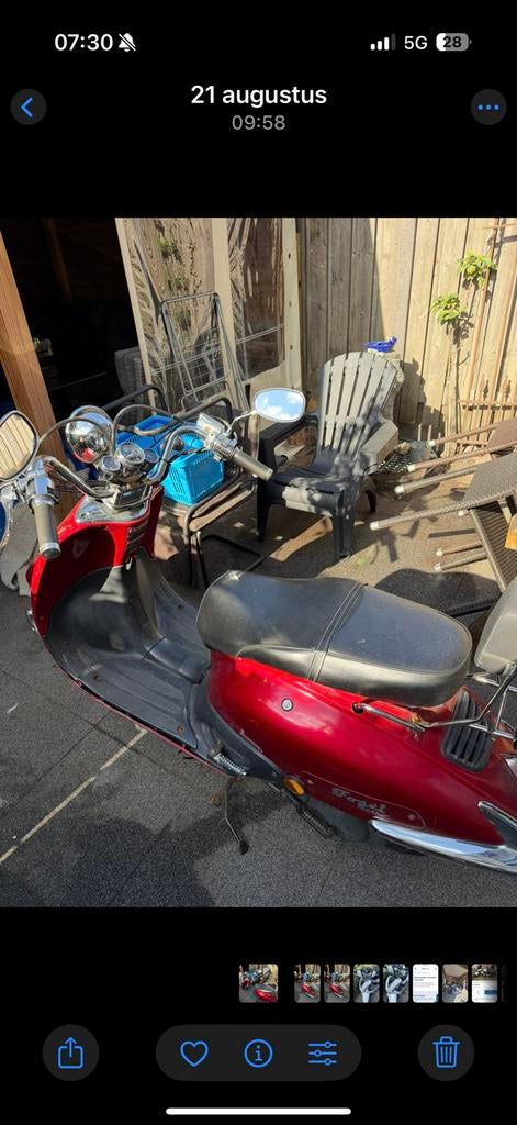 Scooter, Fietsen en Brommers, Snorfietsen en Snorscooters, Ophalen, Gebruikt, Benzine, Overige merken