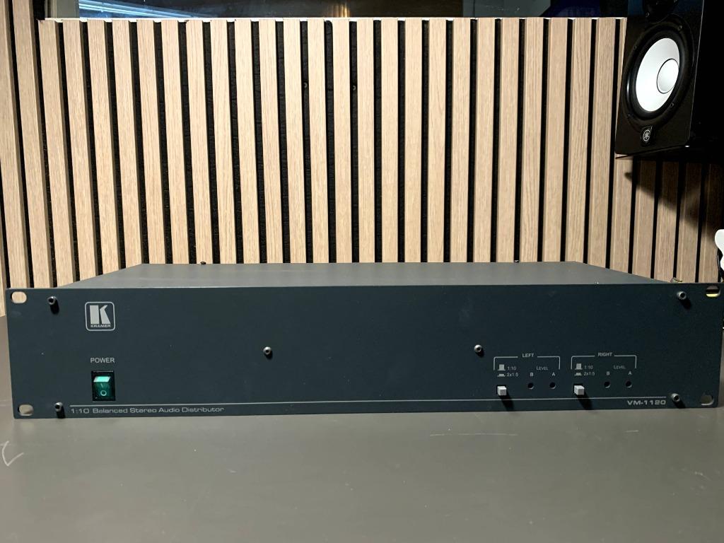 Kramer VM-1120 1:10 Balanced Stereo Audio Distributor, Audio, Tv en Foto, Ophalen of Verzenden, Zo goed als nieuw, Audio