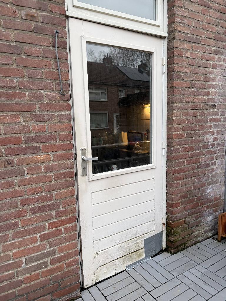 OP ZOEK: Deur 88 x 201,5 - Buitendeur, Gebruikt, 80 tot 100 cm, Ophalen of Verzenden, Buitendeur