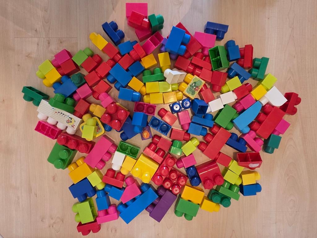Mega bloks bouwstenen ca. 100 stuks, Ophalen of Verzenden, Gebruikt, Megabloks