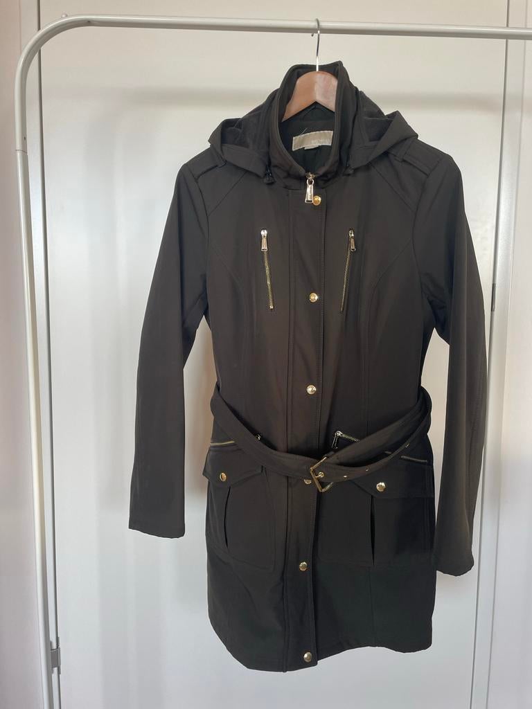 Michael Kors dames Parka Jas, Kleding | Dames, Jassen | Zomer, Zo goed als nieuw, Maat 38/40 (M), Zwart, Ophalen of Verzenden