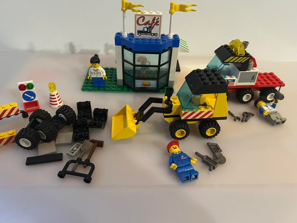 Lego 6329 Truck Stop Cafe niet compleet, Ophalen of Verzenden, Gebruikt, Losse stenen, Lego