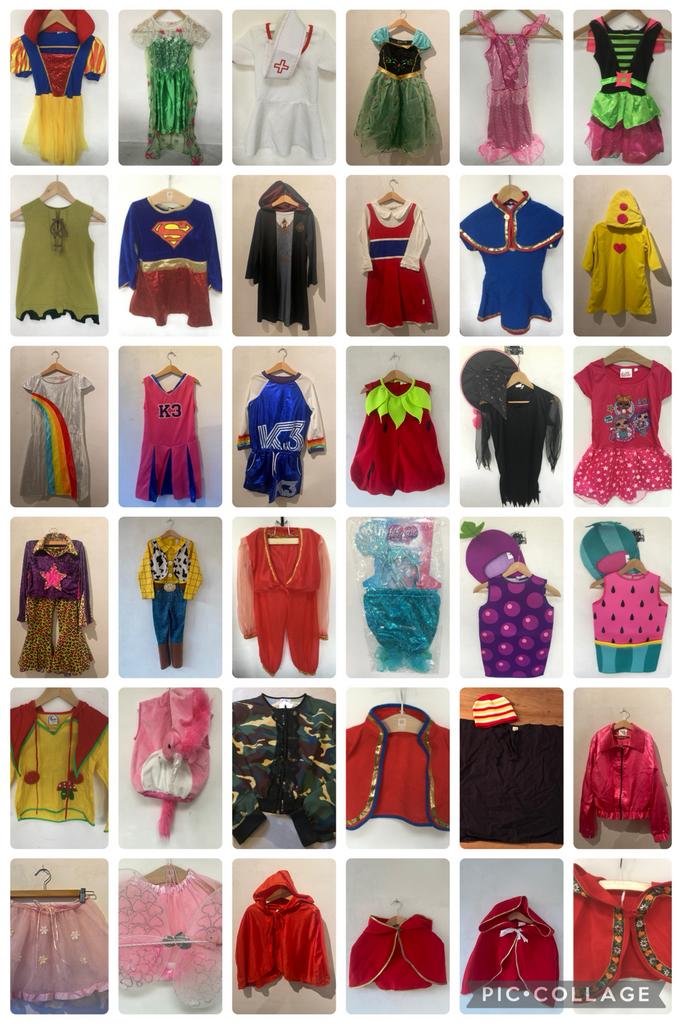 Carnavalskleding/verkleedkleding meisje maat 98 tm 164 zgan, Ophalen of Verzenden, Zo goed als nieuw, Meisje