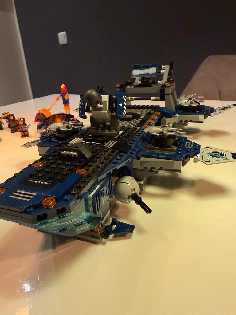LEGO Marvel Avengers Helicarrier 76153 (schip compleet), Ophalen of Verzenden, Gebruikt, Complete set, Lego