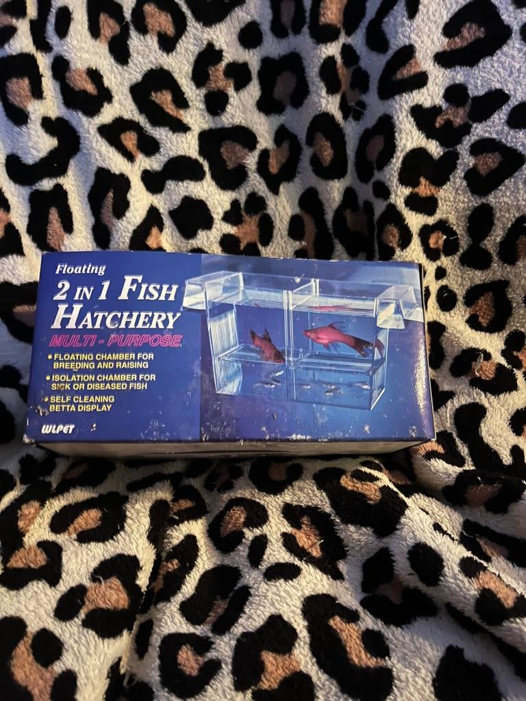 2 in 1 vissenkwekereitje.   3, Ophalen, Nieuw