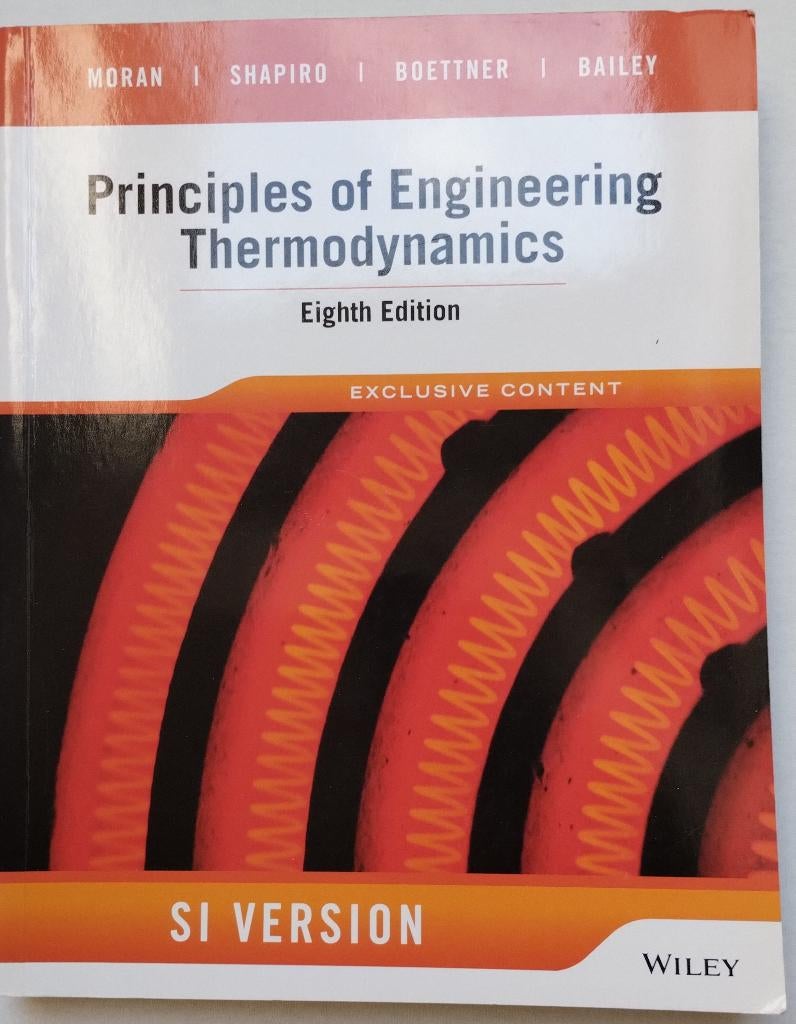 Principles of Engineering Thermodynamics - Eighth edition, Ophalen of Verzenden, Beta, Zo goed als nieuw, WO