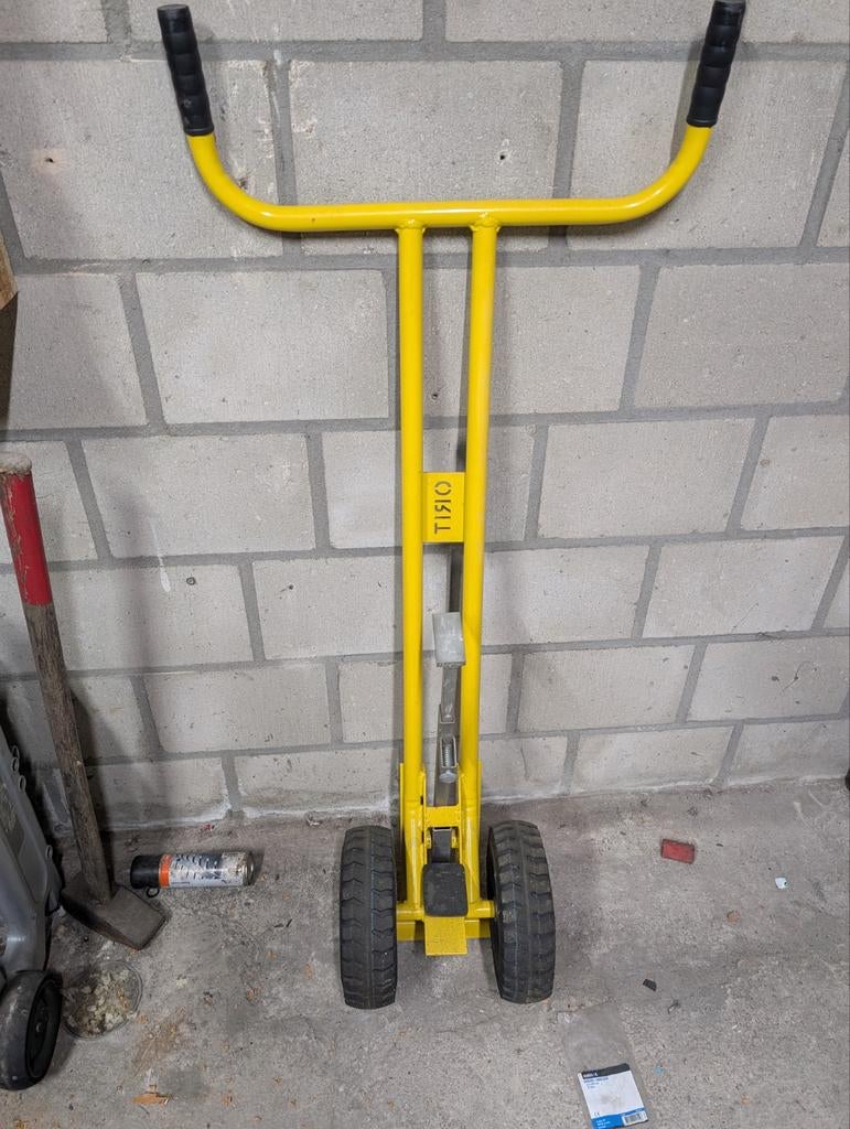 Gele Steekwagen, Minder dan 60 liter, Ophalen of Verzenden, Gebruikt, Steekwagen