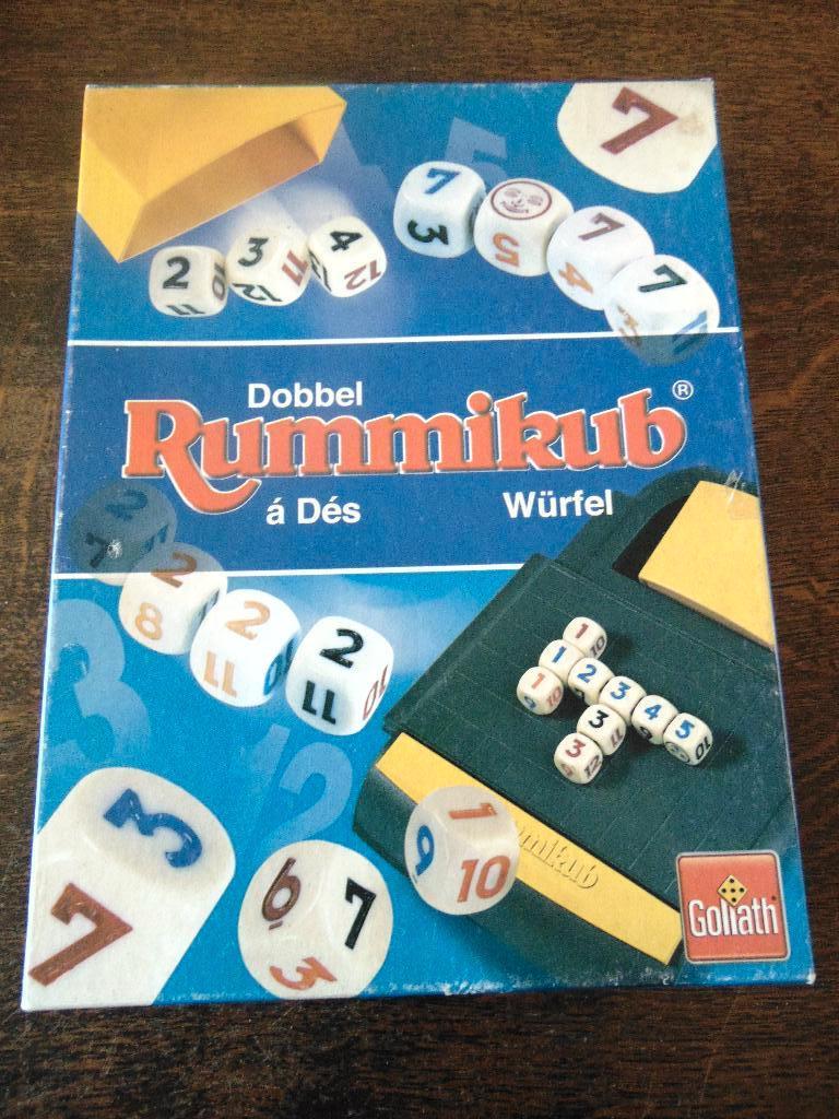 Dobbel Rummikub Spel van Goliath, Vijf spelers of meer, Ophalen of Verzenden, Gebruikt, Goliath