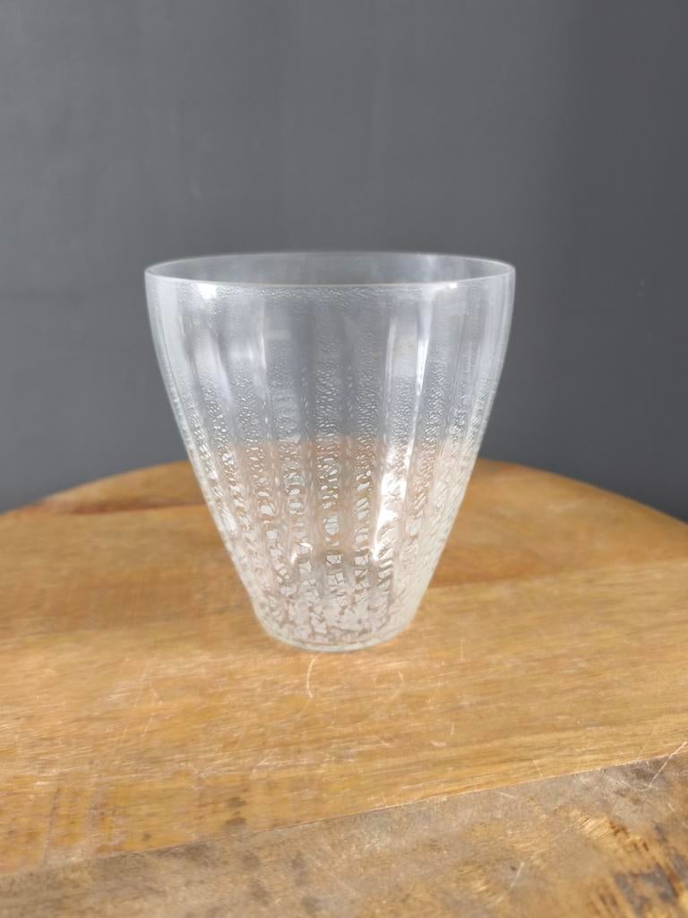 Copier sonoor tincraquele Leerdam glas, Ophalen of Verzenden