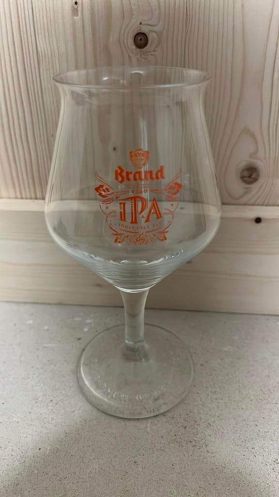 Brand Ipa bierglas kelk 6 stuks, Ophalen, Nieuw, Glas of Glazen, Brand