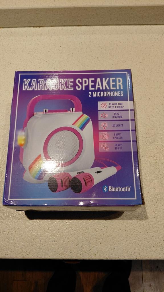 Karaoke Set met 2 Microfoons, Ophalen of Verzenden, Nieuw, Complete set