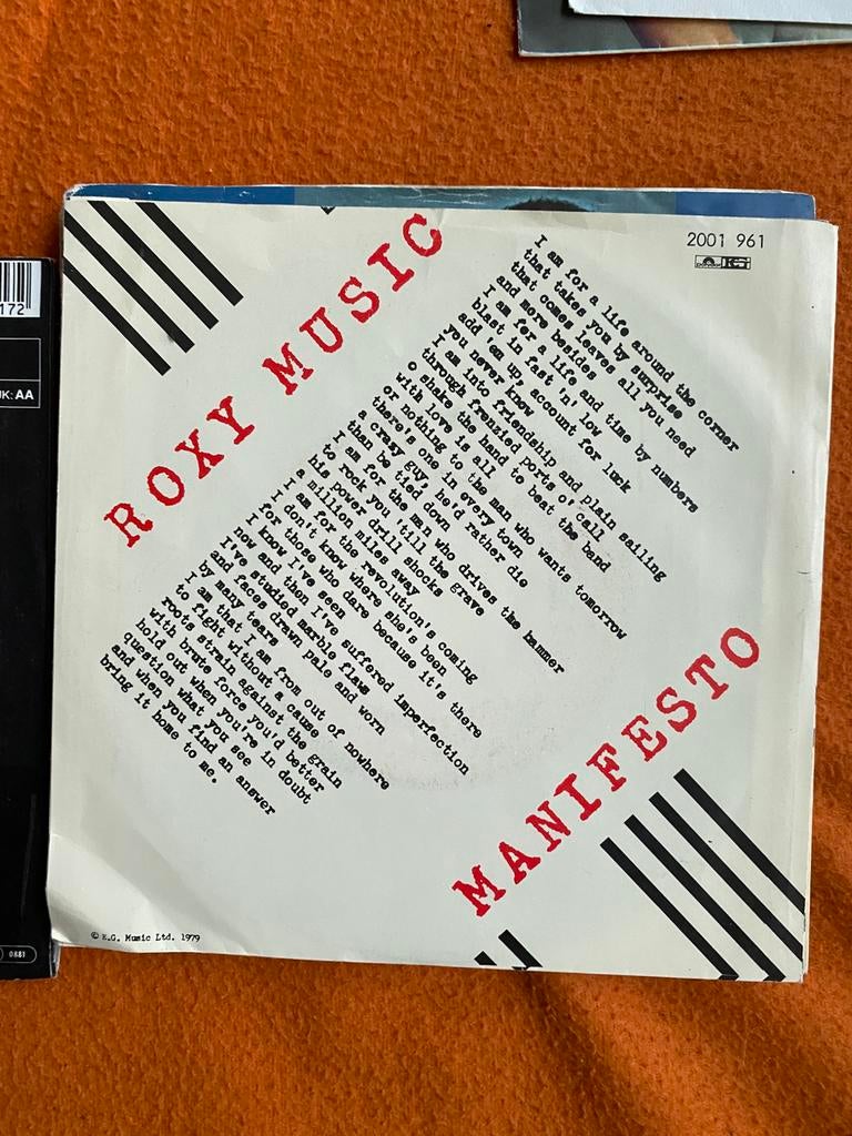 Roxy music, Ophalen of Verzenden, Zo goed als nieuw, Pop