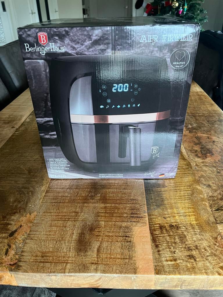 Nieuwe Airfryer van Berlinger Haus, Witgoed en Apparatuur, Airfryers, Ophalen, Nieuw, Airfryer, 750 t/m 999 gram