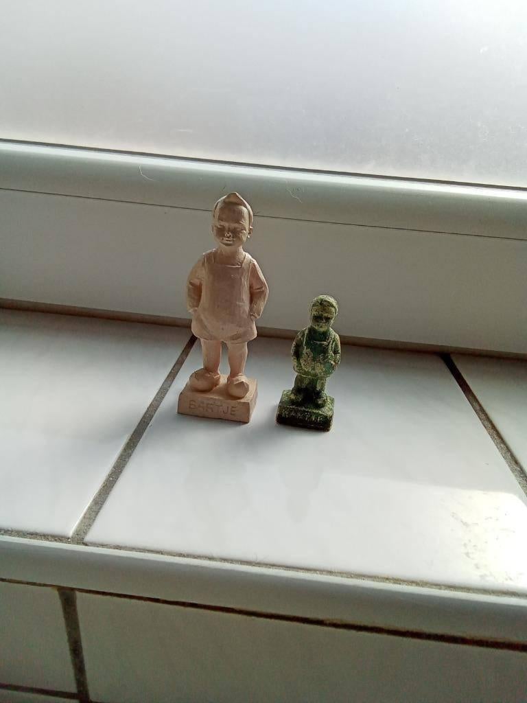 2 bartje beelden ongeveer 9,5 en 5,5 cm alleen in 1 koop, Ophalen