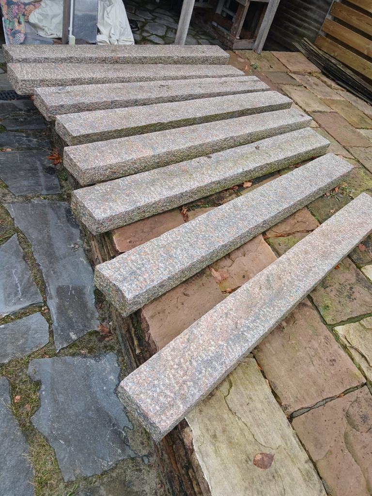 Granieten tuin-bielzen, Ophalen of Verzenden, 250 cm of meer, Palen