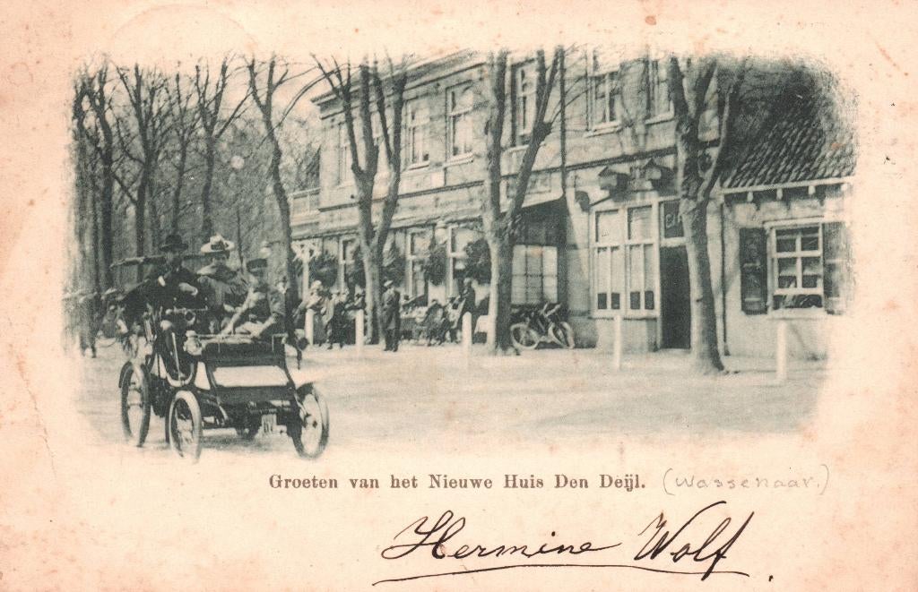 Wassenaar, Nieuwe Huis den Deijl (1901) 130986, Ophalen of Verzenden, Voor 1920, Gelopen, Zuid-Holland