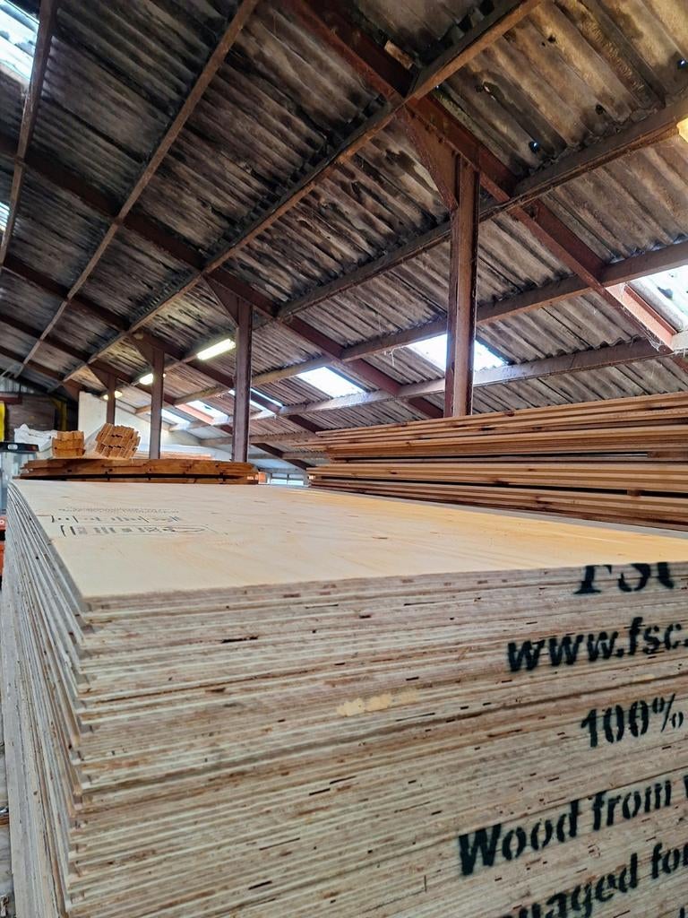 Underlayment 18 mm 122 x 244 aanbieding, Ophalen of Verzenden, Nieuw, Hout, Minder dan 20 mm