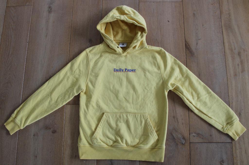 Hoodie van Daily Paper maat S, Geel, Ophalen of Verzenden, Daily Paper, Gedragen
