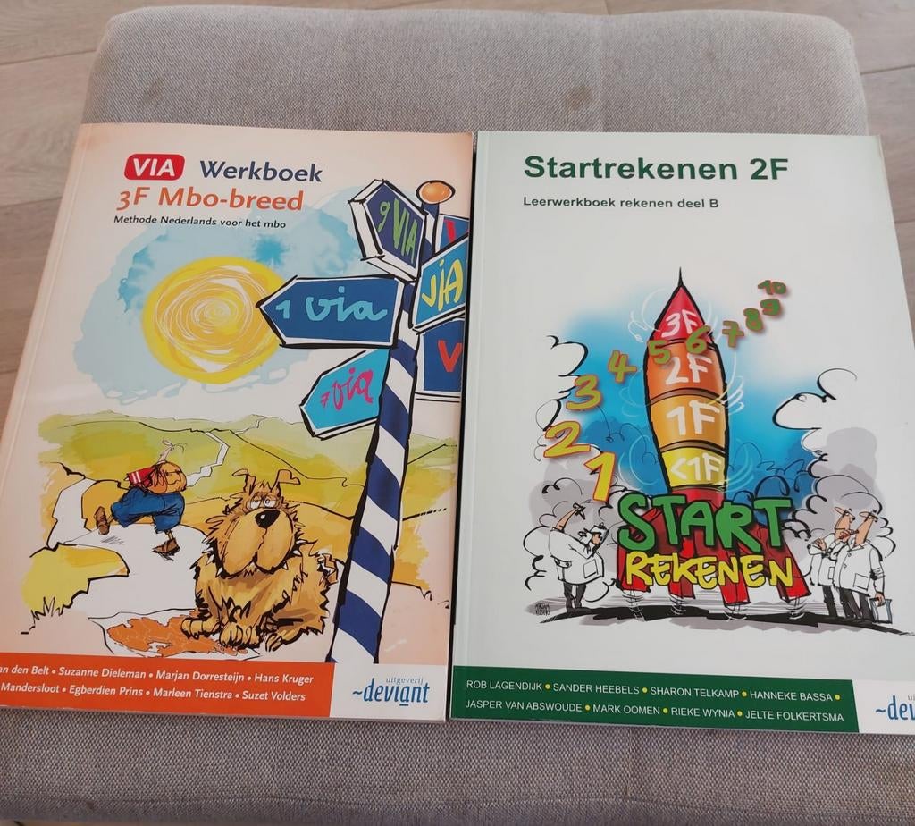 Mbo boeken rekenen 2f en nederlands 3f, Ophalen of Verzenden, Alpha, Zo goed als nieuw, MBO