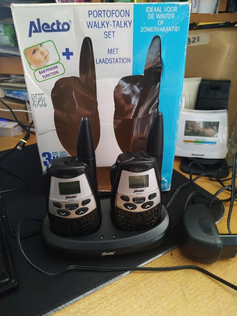 Alecto FR-25 PORTOFOON WALKY-TALKY SET, Telecommunicatie, Portofoons en Walkie-talkies, Ophalen of Verzenden, Gebruikt, 2 to 5 km