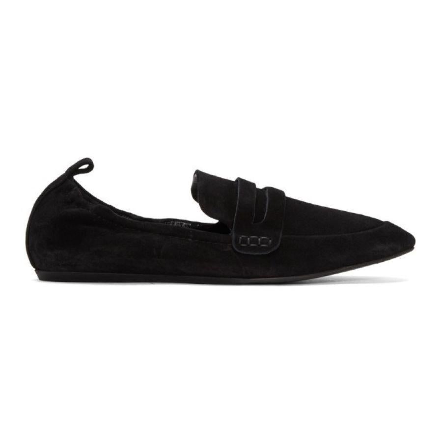 lanvin paris suede moccassin flats loafers instappers | 37, Schoenen met lage hakken, Verzenden, Zwart, Zo goed als nieuw