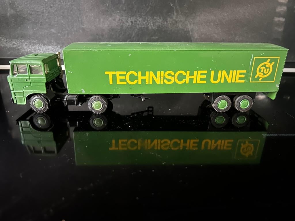Lion Daf 2800 Technische Unie in doos, Ophalen of Verzenden, Zo goed als nieuw, Bus of Vrachtwagen, Lion Toys