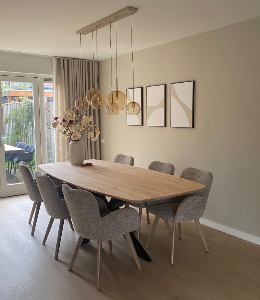 Deens ovaal eettafel | Elegant & Stijlvol | Direct Leverbaar, Huis en Inrichting, Tafels | Eettafels, 100 tot 150 cm, Eikenhout