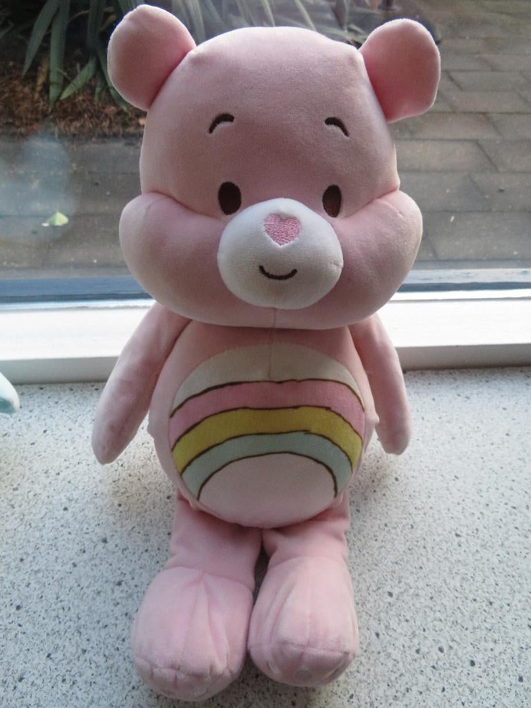 Troetelbeer Care Bears Baby lichtroze velours uit 2019, Ophalen of Verzenden, Zo goed als nieuw, Beer