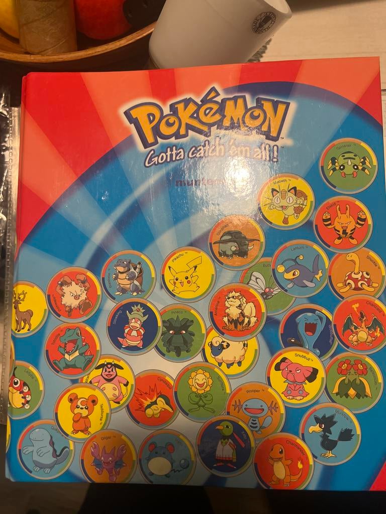 Pokémon Munten Album Super de Boer Compleet | 2001 | Vintage, Ophalen of Verzenden, Gebruikt, Boek of Catalogus