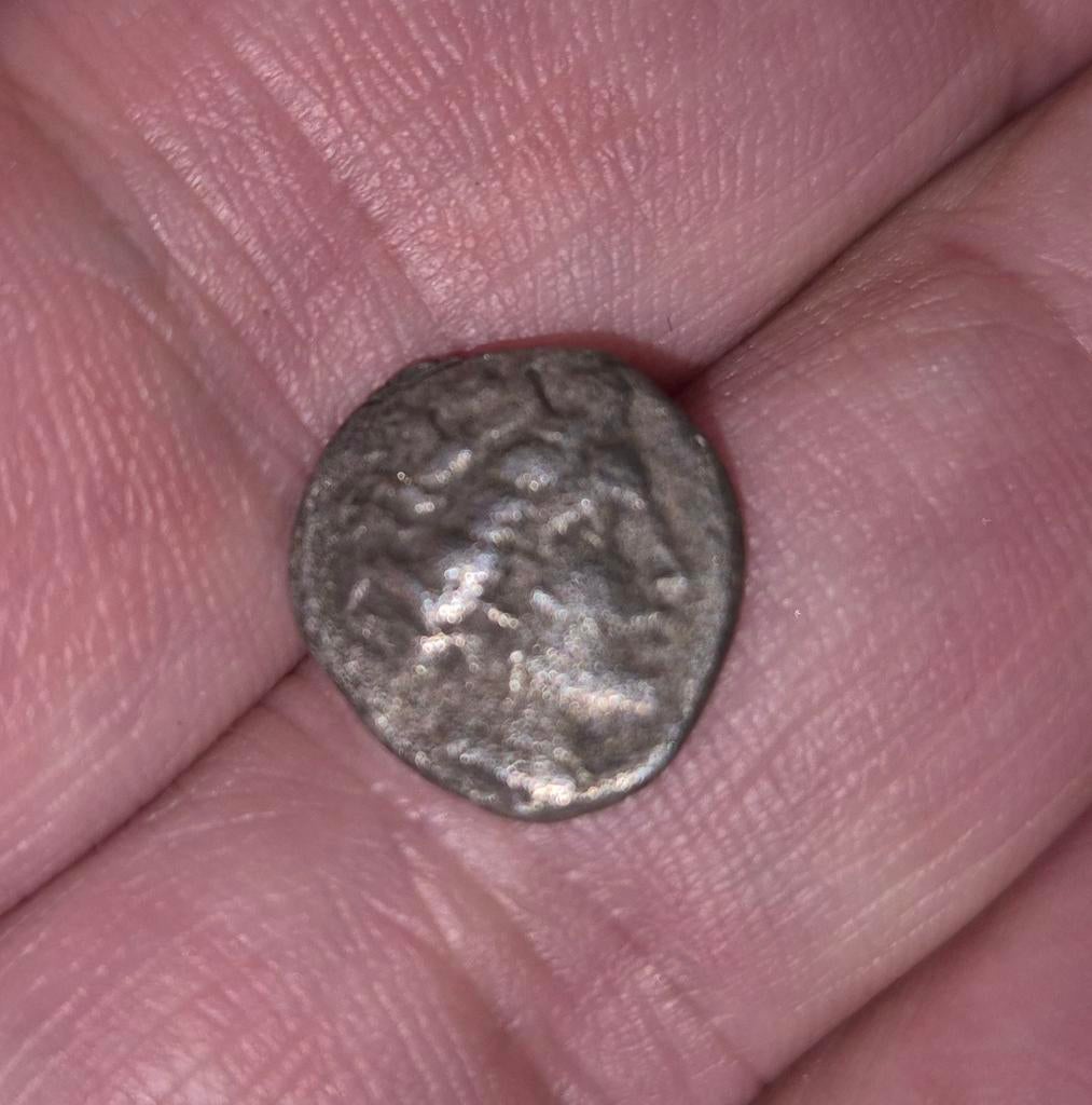 Grieks munt zilver BC bodemvondst, Ophalen of Verzenden, Overige landen, Zilver