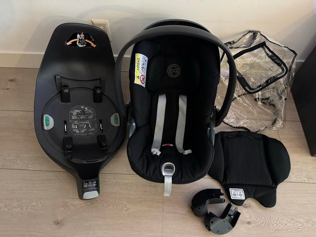 Cybex Cloud Z i-Size autostoel + Base Z, Zijbescherming, Zo goed als nieuw, Isofix, 0 t/m 13 kg