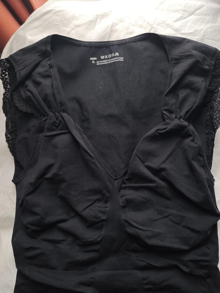 Corrigerende dames hemd zwart maat XL nieuw, Kleding | Dames, Ondergoed en Lingerie, Ophalen of Verzenden, Zwart, Hemd