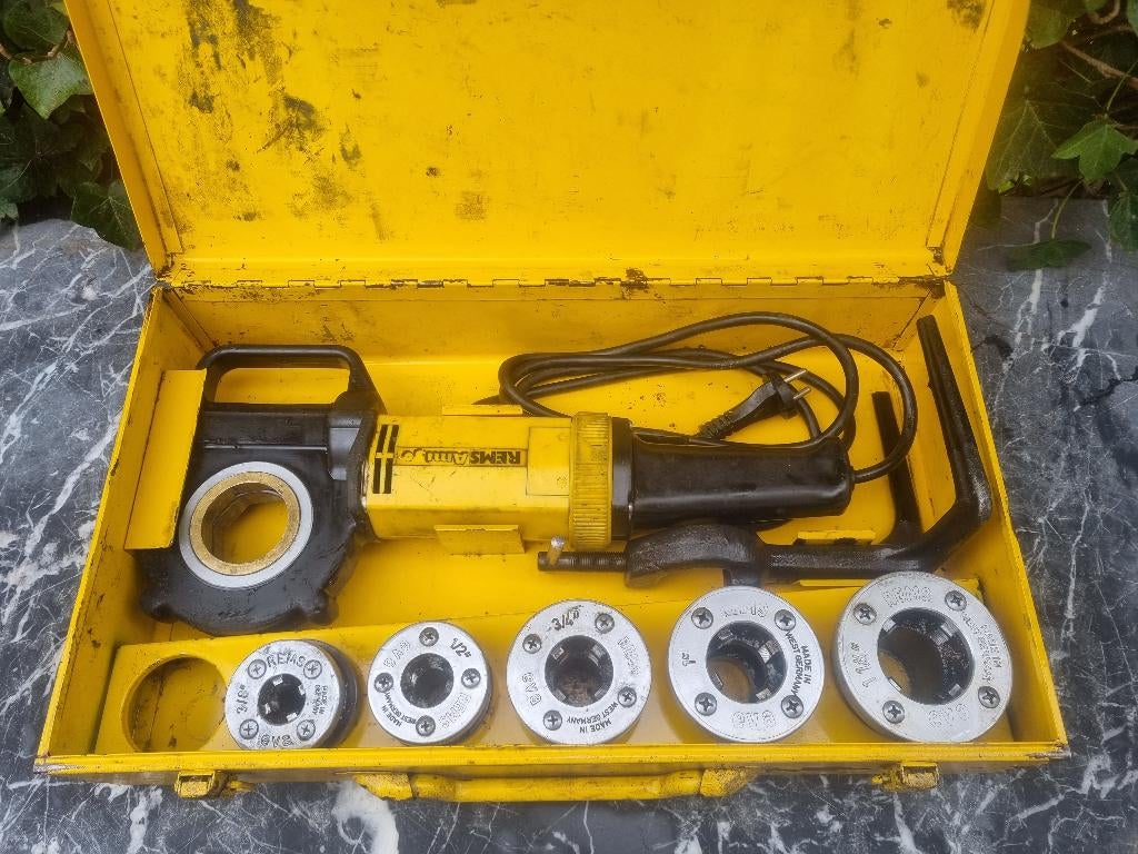 REMS AMIGO Draadsnijmachine, Doe-het-zelf en Verbouw, Gereedschap | Handgereedschap, Zo goed als nieuw, Ophalen of Verzenden