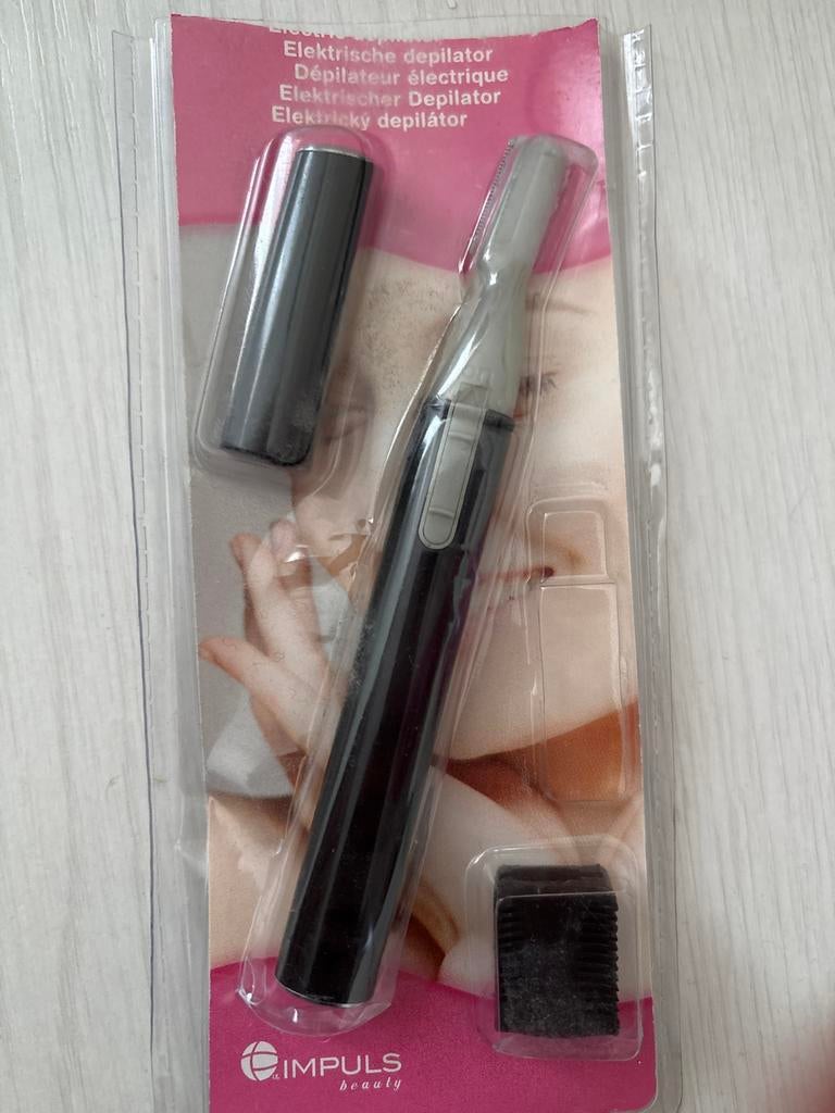 Elektrische Epilator - Nieuwstaat, Gehele gezicht, Zwart, Nieuw, Ophalen of Verzenden