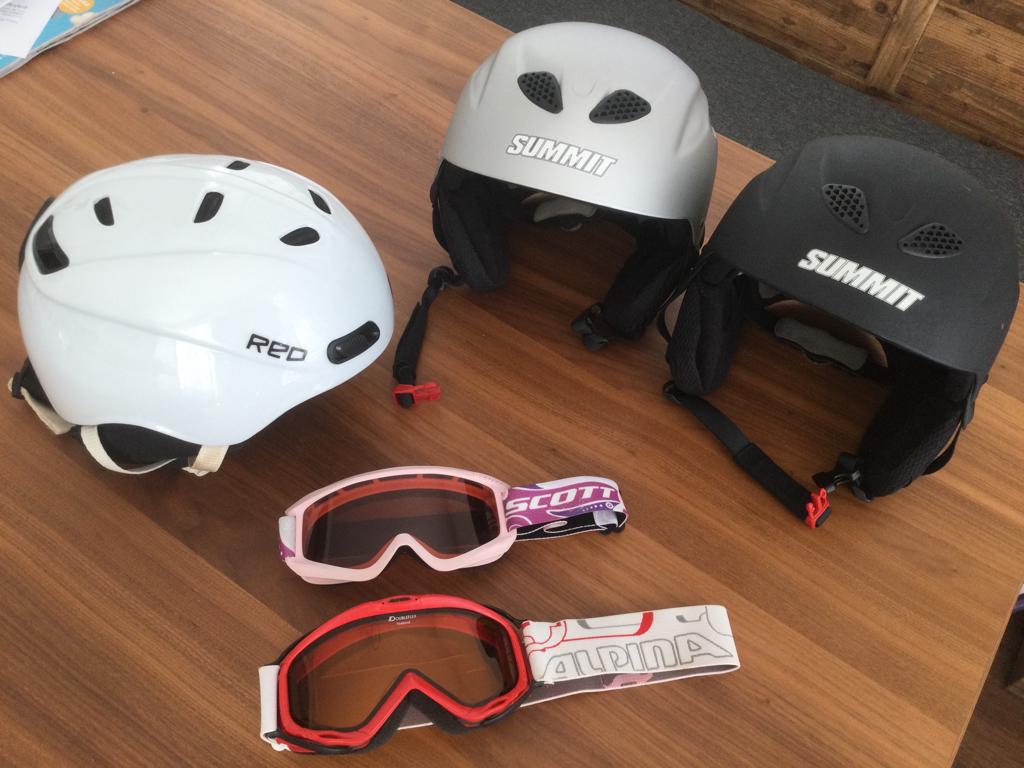 Skihelm Skibril Kinderen, Overige merken, Gebruikt, Ophalen of Verzenden, Kleding