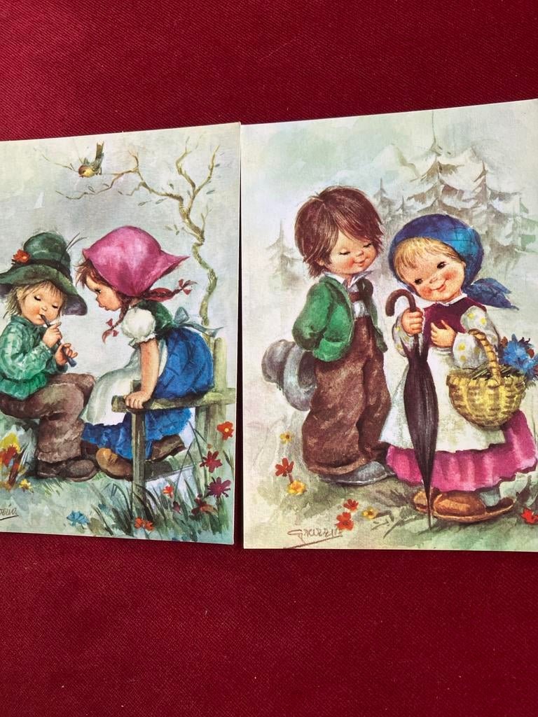 2 kaarten. Nr. 6253/3 en 6253/4, Ophalen of Verzenden, Ongelopen