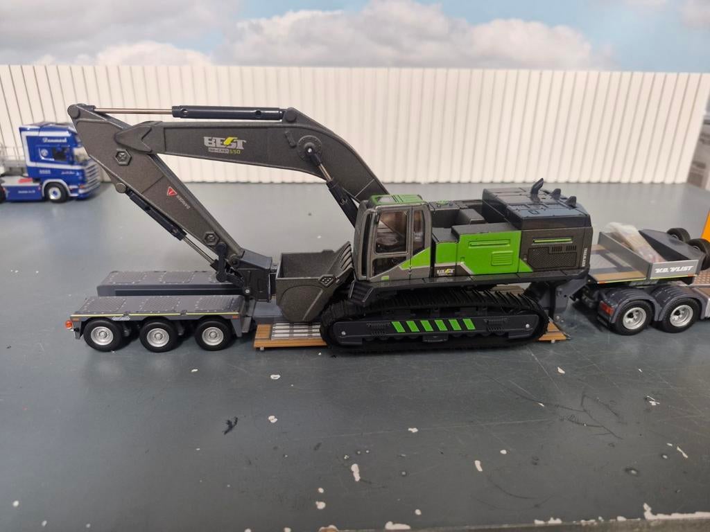 Graafmachine mooi als lading