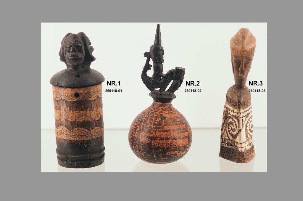 3 Batak Datu containers Noord-Sumatra (260118-01/02/03), Ophalen of Verzenden