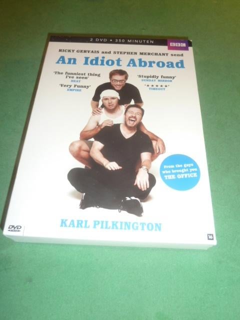 An idiot abroad Seizoen 1 Dvd Ricky Gervais Karl Pilkington, Cd's en Dvd's, Verzenden, Alle leeftijden, Boxset, Zo goed als nieuw