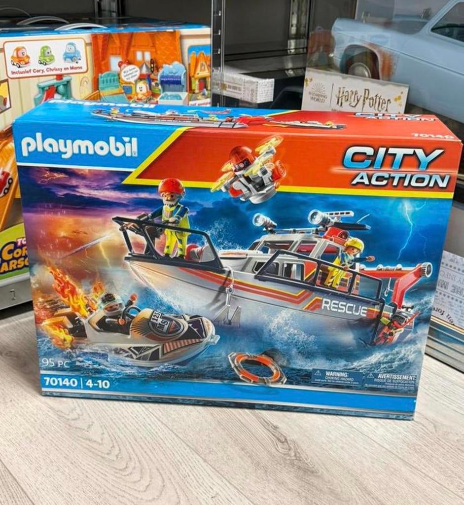 PLAYMOBIL City Action Redding op zee met reddingsboot 70140, Nieuw, Ophalen of Verzenden, H, H