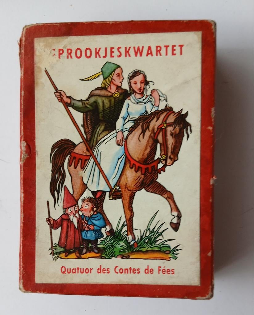 Oud Sprookjeskwartet - Vintage Kaartspel, Verzamelen, Speelkaarten, Jokers en Kwartetten, Gebruikt, Kwartet(ten), Ophalen of Verzenden